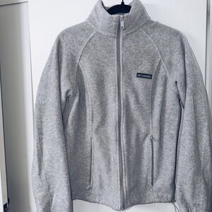 Women’s Columbia Light Gray Fleece Jacket